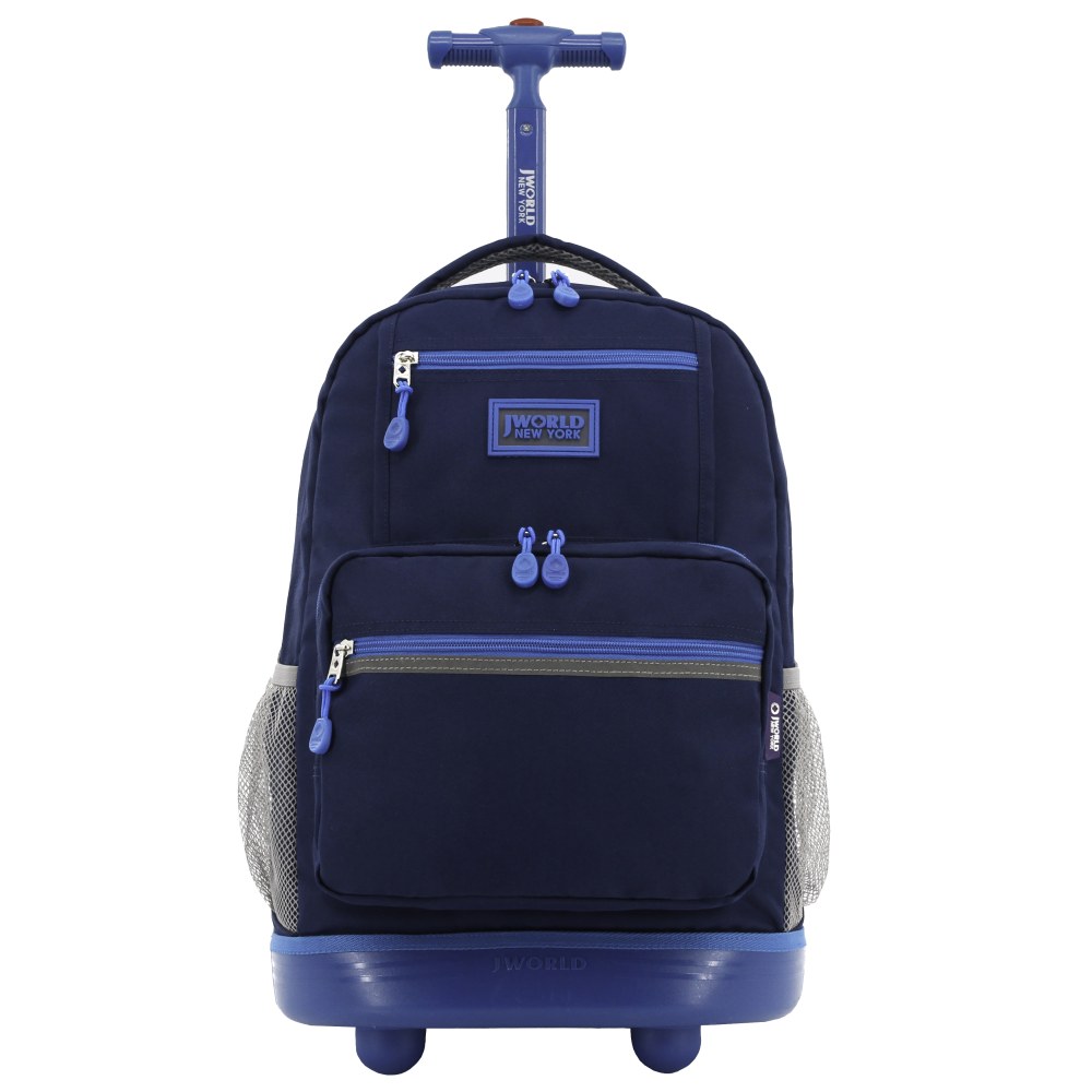 J World Sunlight Rolling Backpack, Navy