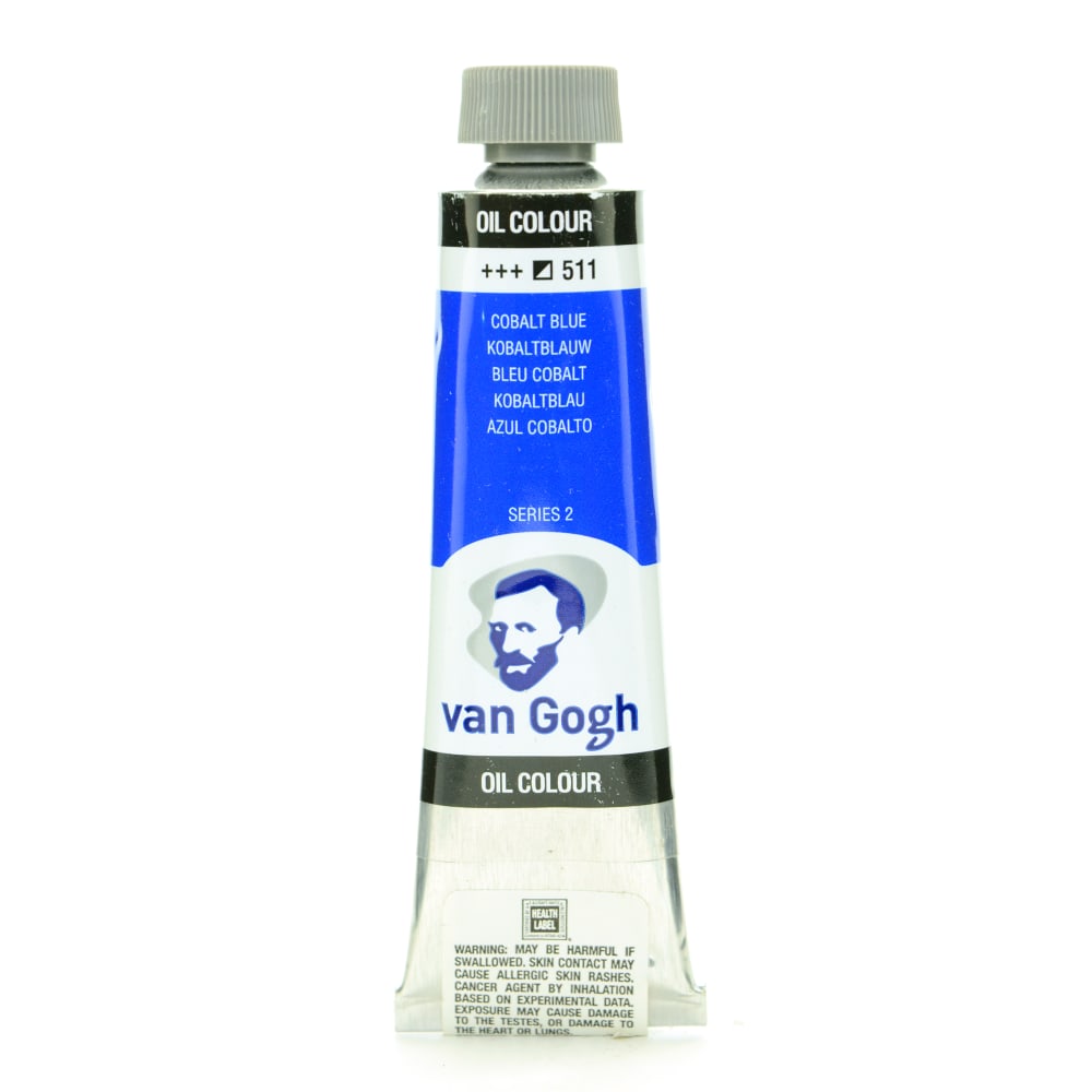 Van Gogh Oil Colors, 1.35 oz, Cobalt Blue, Pack Of 2