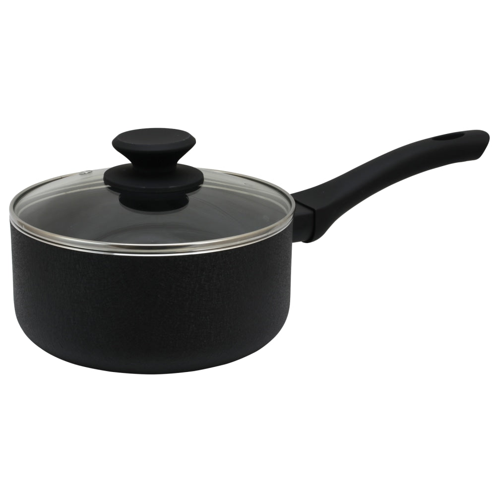 Oster Ashford 2-Quart Aluminum Sauce Pan, Black