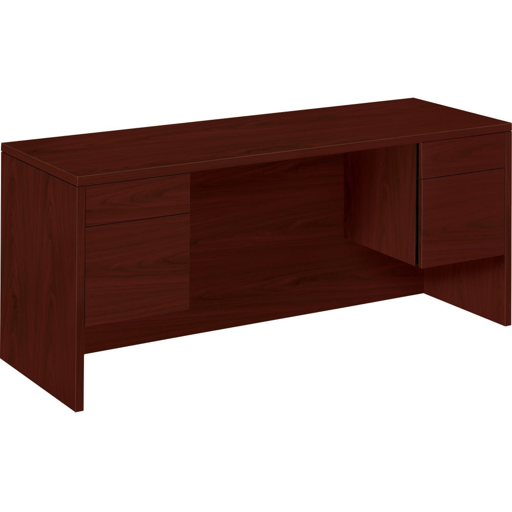 HON 10500 Series 60inW Kneespace Credenza, Mahogany