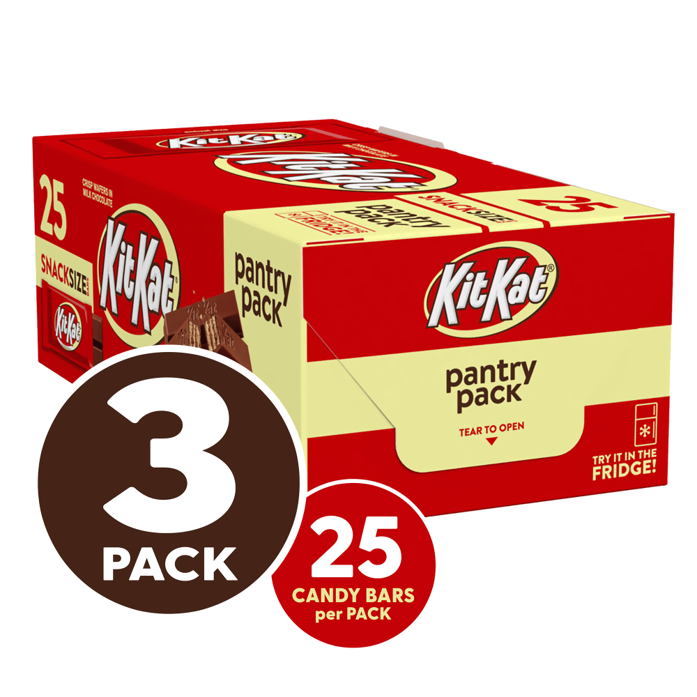 Kit Kat Snack Size Pantry Packs, 12.2 Oz, Case Of 3 Packs