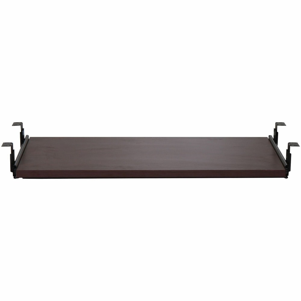 Lorell Laminate Universal Keyboard Tray, Mahogany