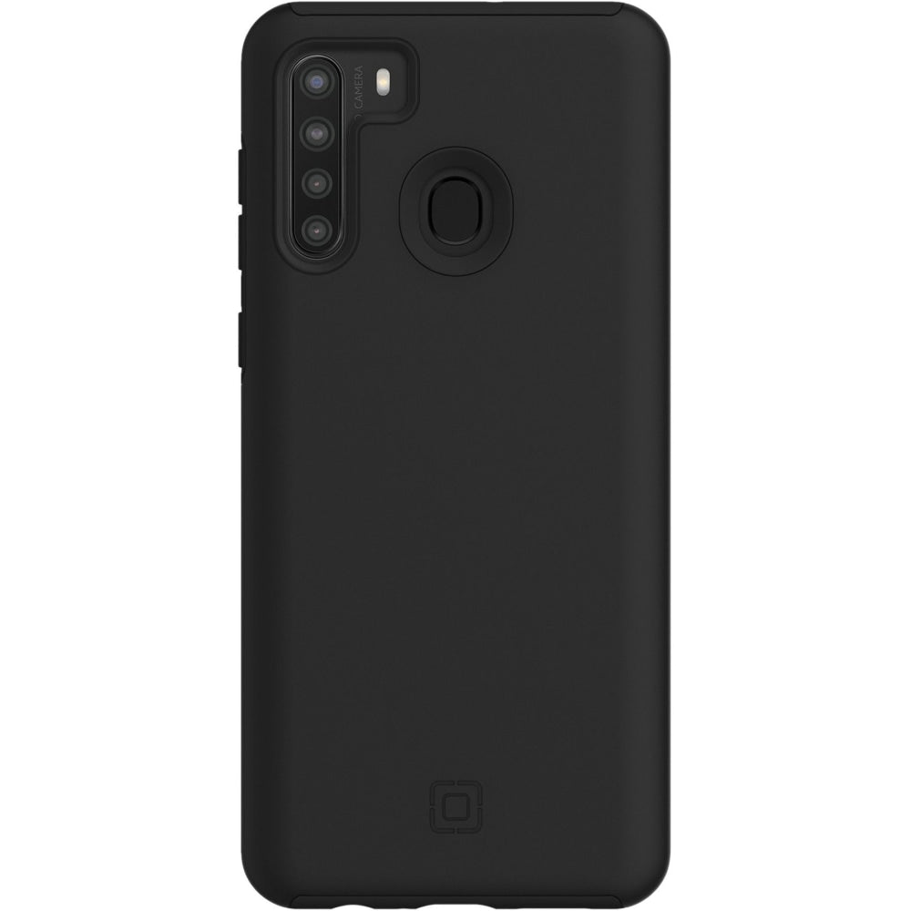 Incipio DualPro For Samsung Galaxy A21 - For Samsung Galaxy A21 Smartphone - Black - Bump Resistant, Drop Resistant, Scratch Resistant, Shock Absorbing - Polycarbonate