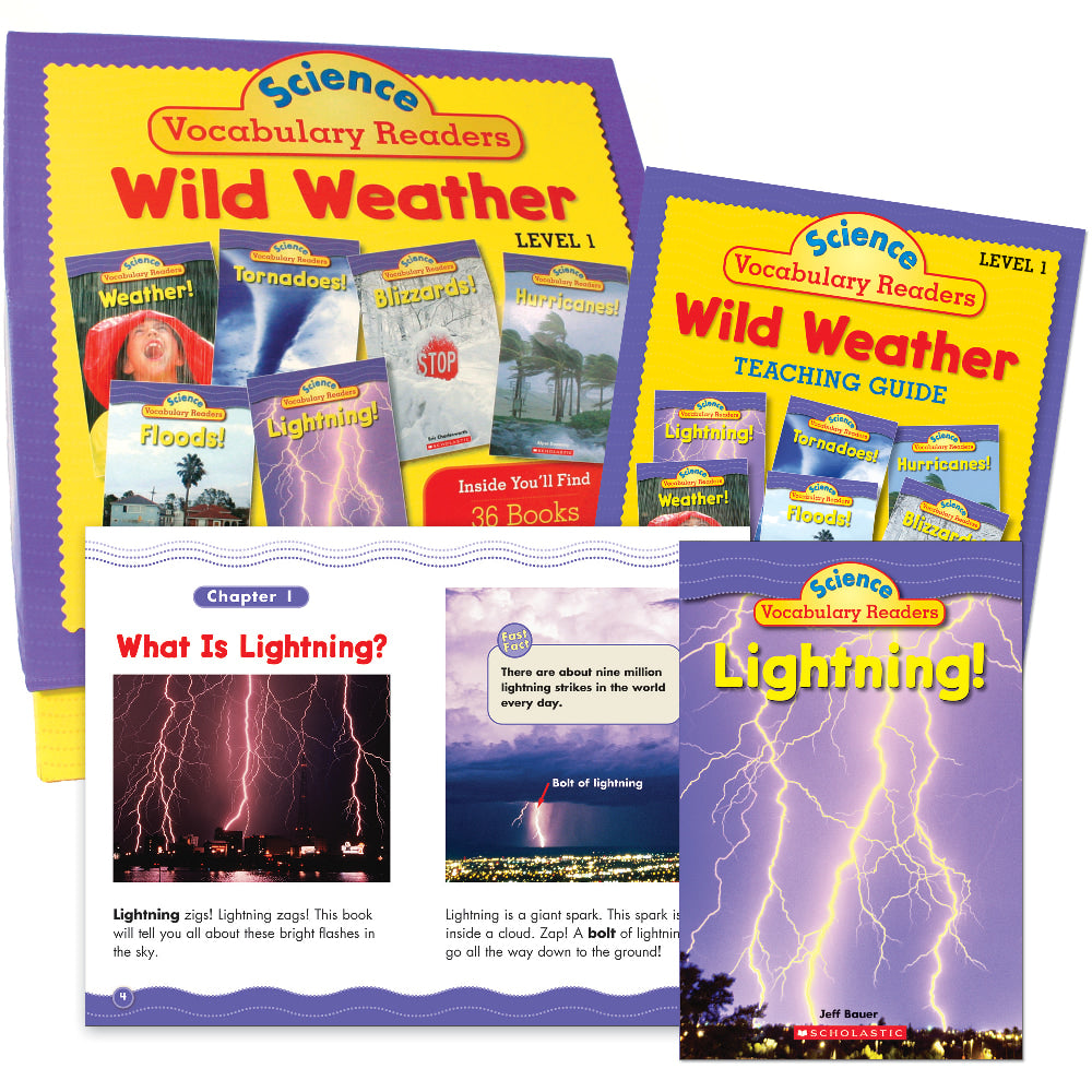 Scholastic Science Vocabulary Readers, Wild Weather