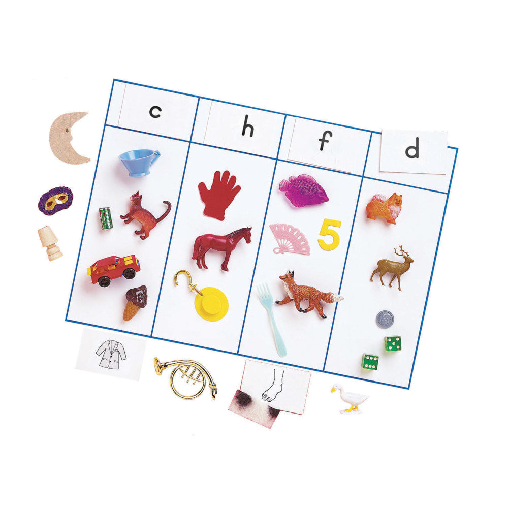 Primary Concepts Consonants Sound Sorting With Objects, Pre-K To Grade 2