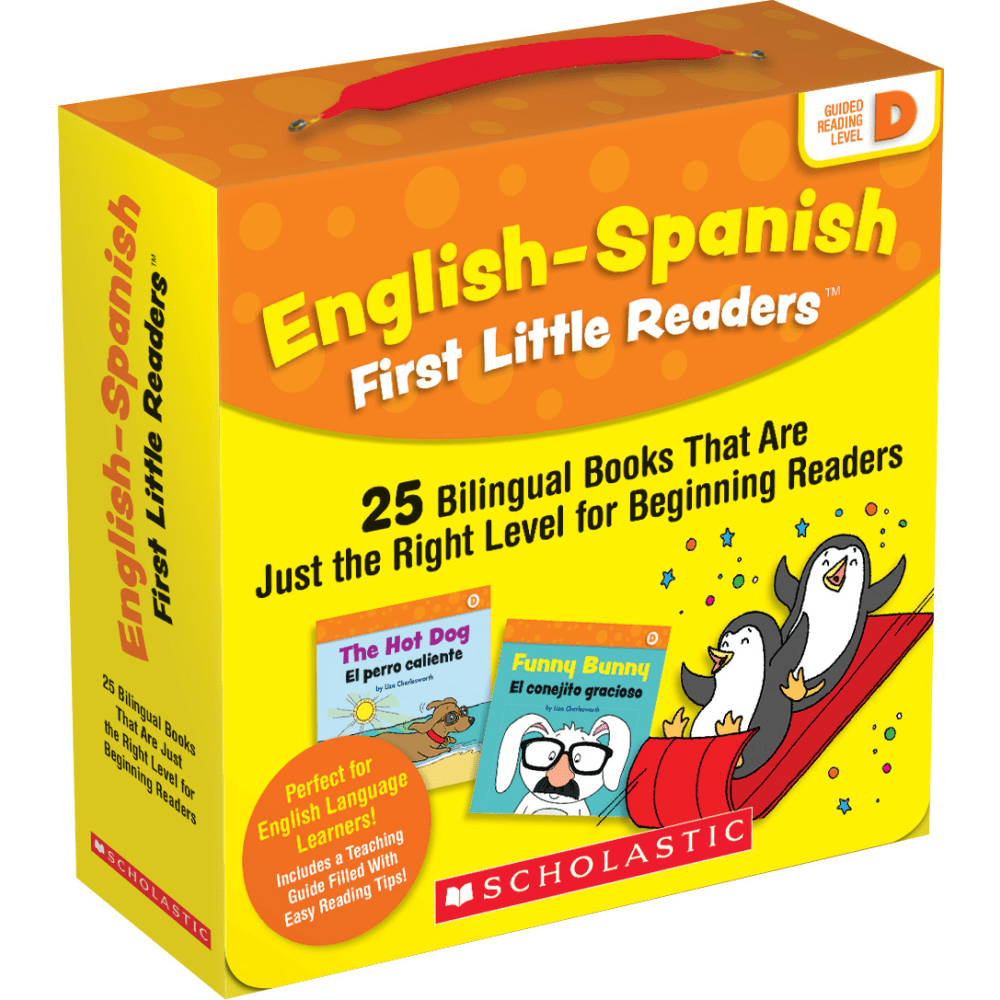 Scholastic Teacher Resources English-Spanish First Little Readers: Guided Reading Level D, Grades Pre-K To 2nd, Set Of 25 Books