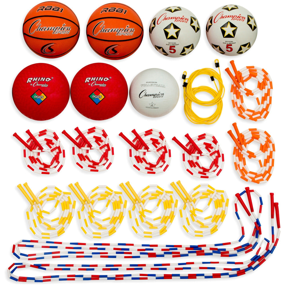 Champion Sports Variety Playground Set - Assorted - 21 / Set