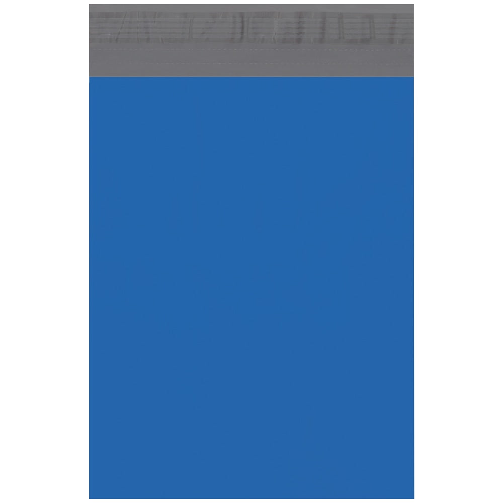 Partners Brand 10in x 13in Poly Mailers, Blue, Case Of 100 Mailers