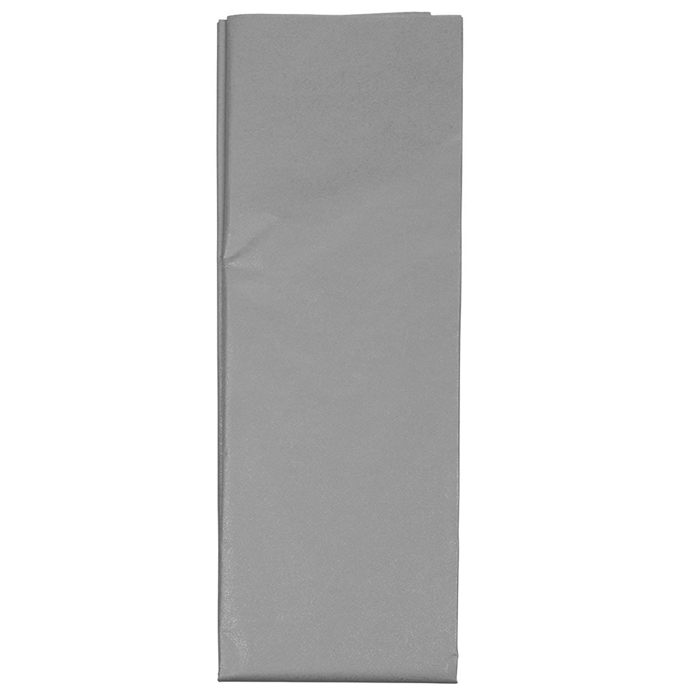 JAM Paper Tissue Paper, 26inH x 20inW x 1/8inD, Silver, Pack Of 10 Sheets