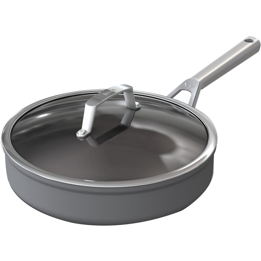 Ninja Foodi NeverStick Premium Hard-Anodized 3-Quart Saute Pan, Slate Gray