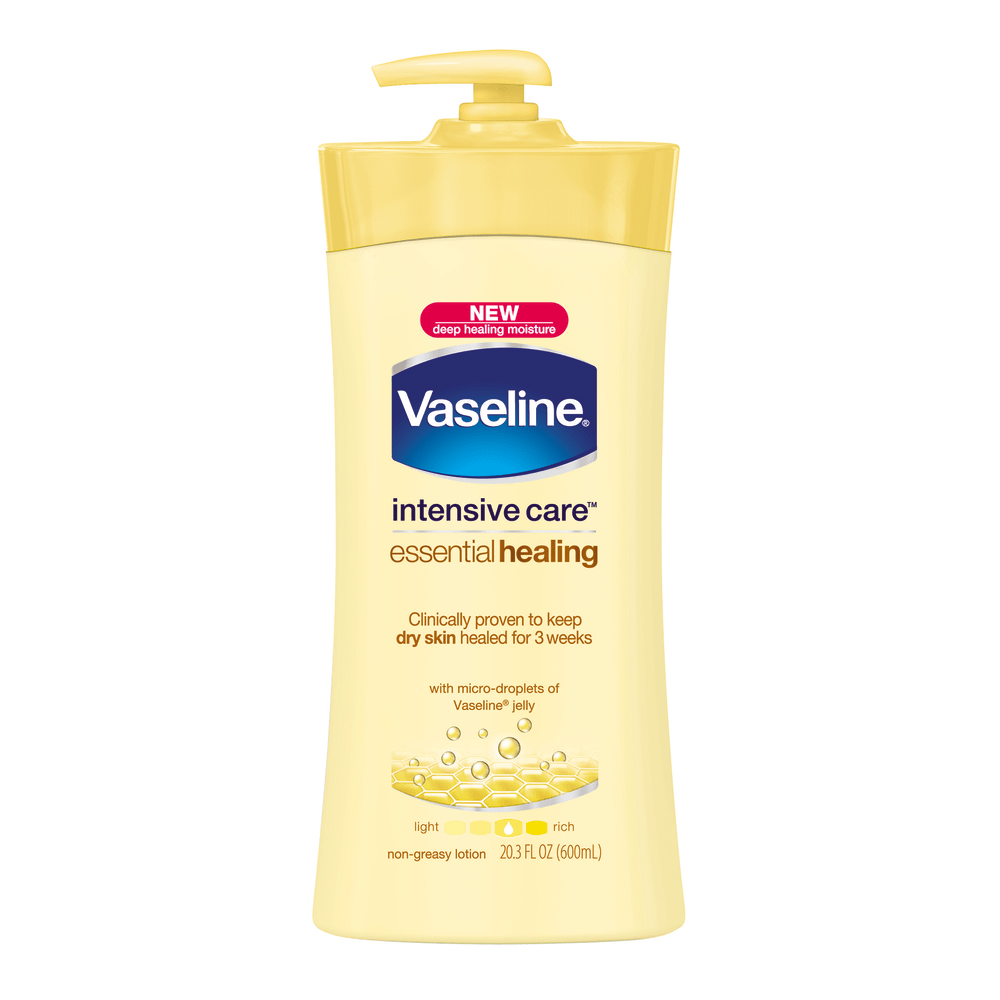 Vaseline Essential Healing Body Lotion, 20.3 Oz.