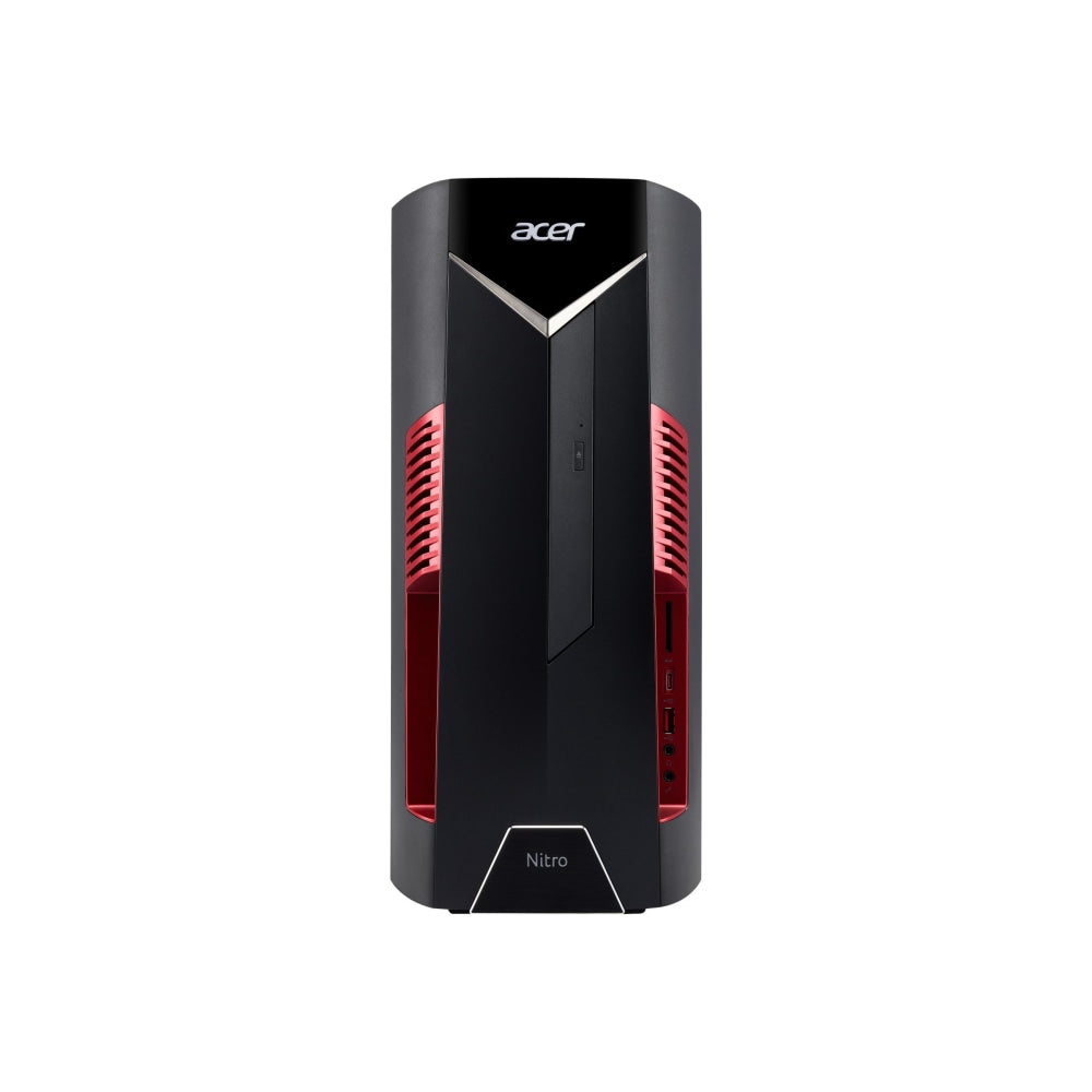 Acer Nitro 50 N50-600 - Tower - Core i5 9400F / up to 4.1 GHz - RAM 8 GB - SSD 512 GB - DVD-Writer - GF GTX 1650 - Gigabit Ethernet, IEEE 802.11ac Wave 2 - 802.11a/b/g/n/ac Wave 2, Bluetooth 5.0 - Win 10 Home 64-bit - monitor: none