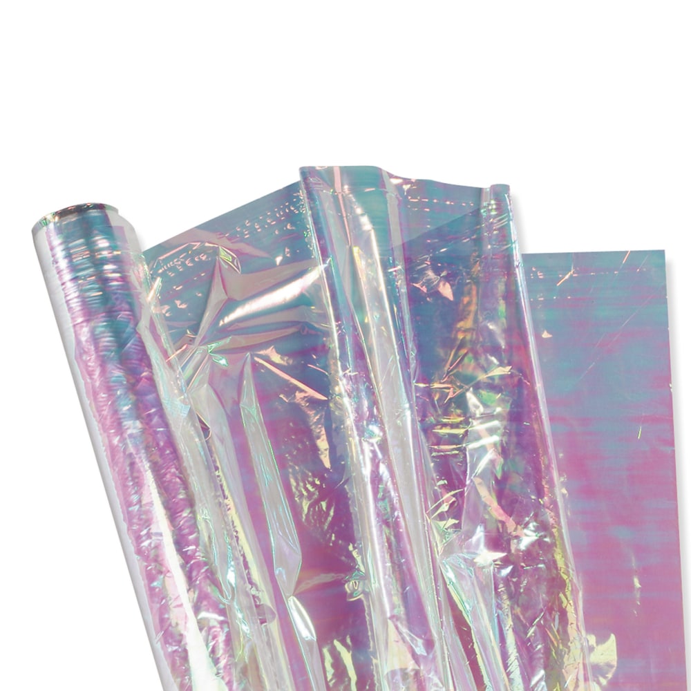 Creativity Street Iridescent Film, 36in x 12-1/2ft, Mother Of Pearl, Pack Of 2 Rolls