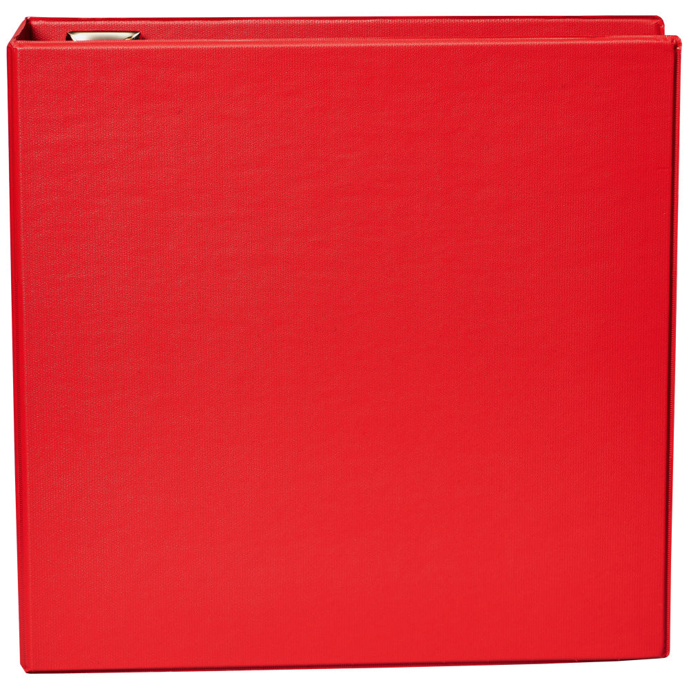 Office Depot Heavy-Duty 3-Ring Binder, 3in D-Rings, Red