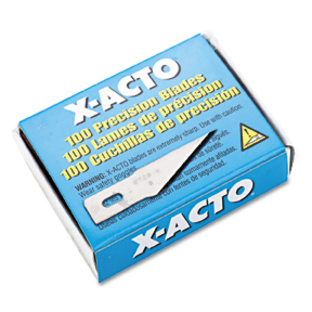 X-ACTO Blade Refills For X-ACTO Knives, #2 Size, Box Of 100 Blades