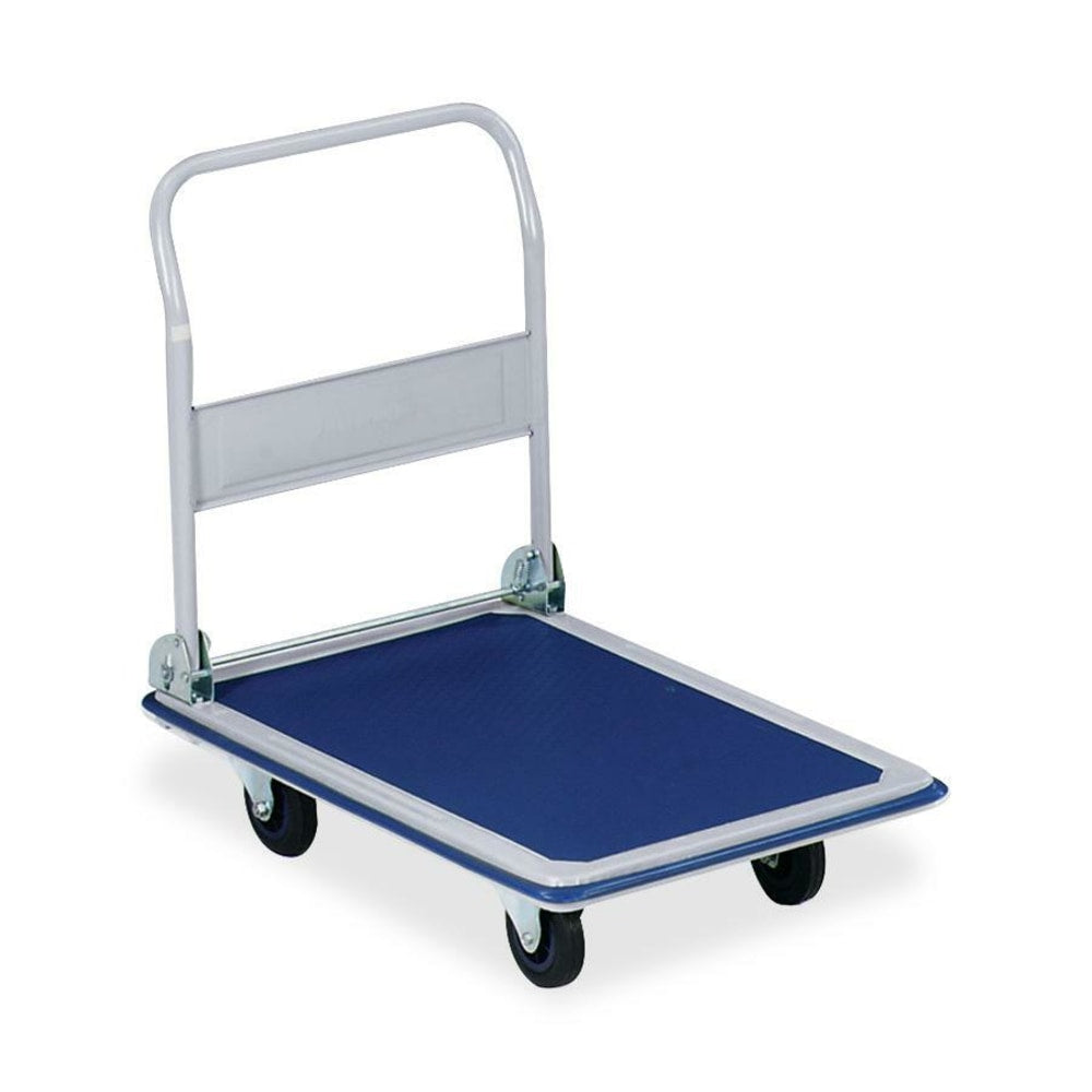 Sparco Folding Platform Truck, 660 Lb. Capacity, Blue/Gray