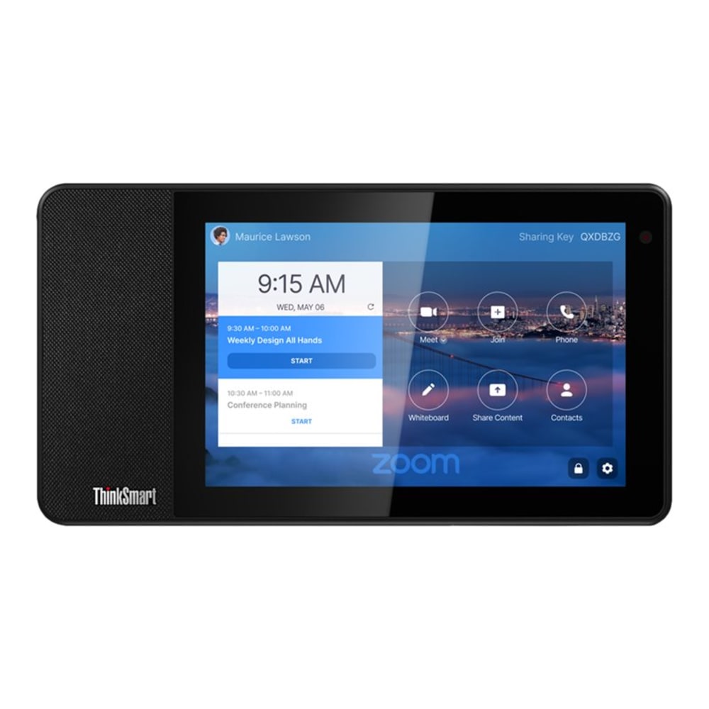 Lenovo ThinkSmart View ZA840013US Tablet - 8in HD - Octa-core (8 Core) 1.80 GHz - 2 GB RAM - 8 GB Storage - Android 8.1 Oreo - Business Black - Qualcomm Snapdragon 624 SoC - 1280 x 800 Display - 5 Megapixel Front Camera