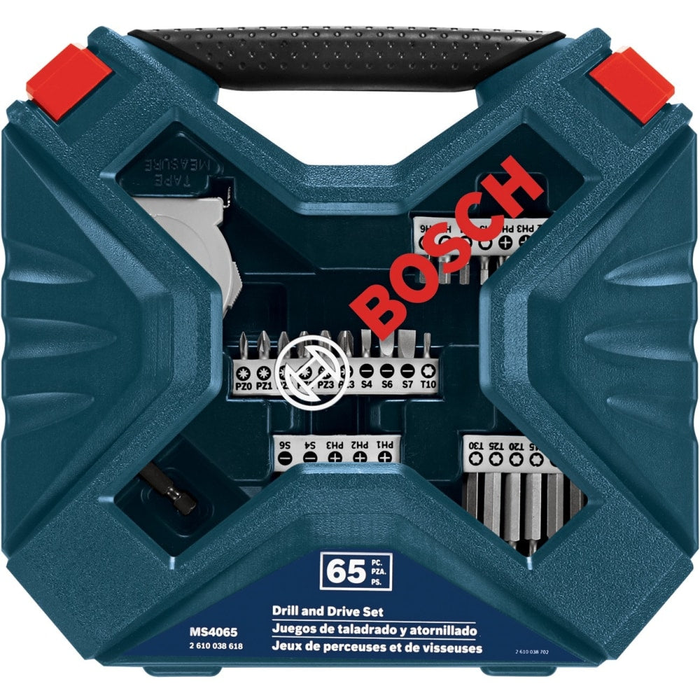 Bosch 65 pc. Drilling and Driving Mixed Bit Set - Driver Bit: