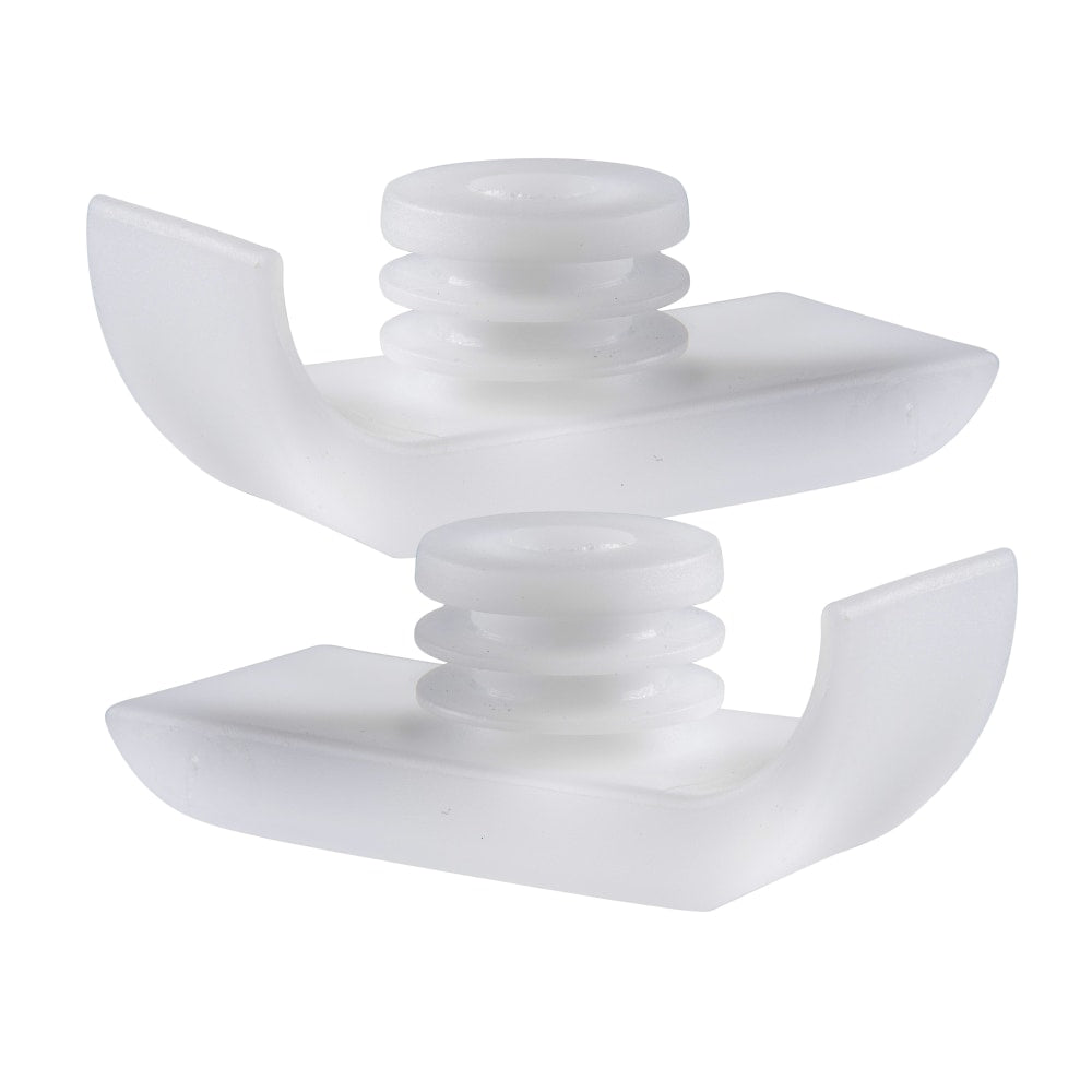 DMI Walker Ski Glides, White, Pack Of 2