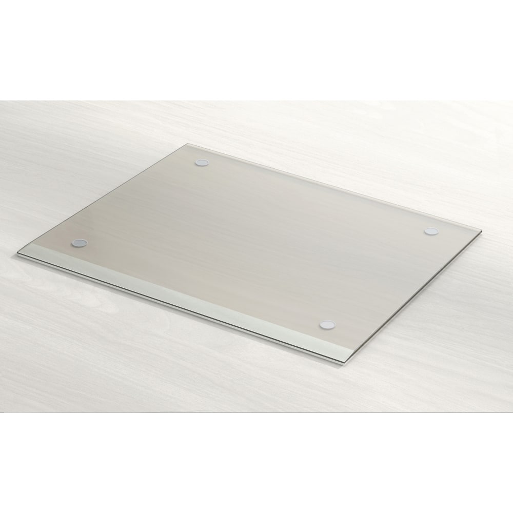 Lorell Desk Pad - Rectangular - 24in Width - Rubber - Clear