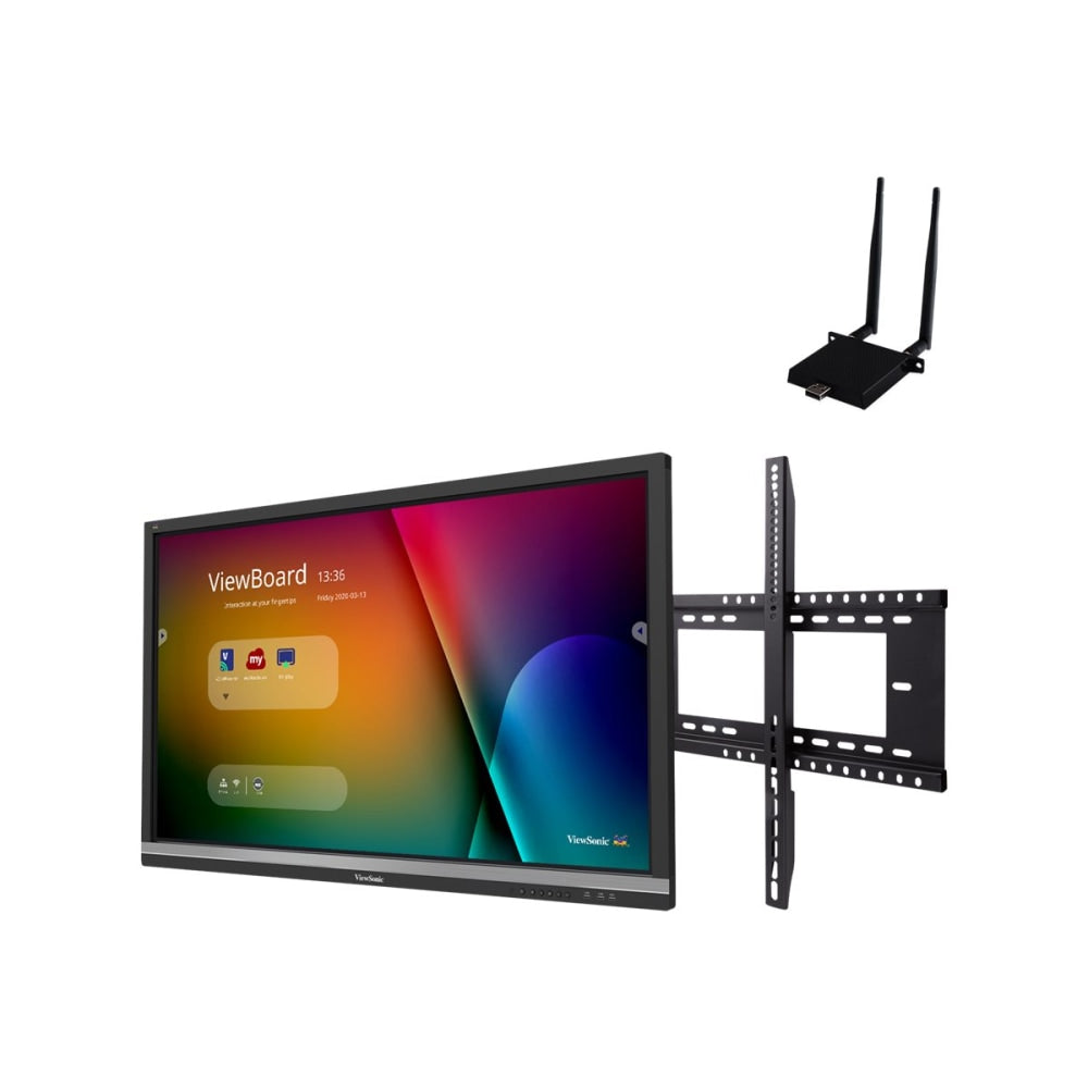 Viewsonic 55in ViewBoard 4K Ultra HD Interactive Flat Panel Bundle, LCD