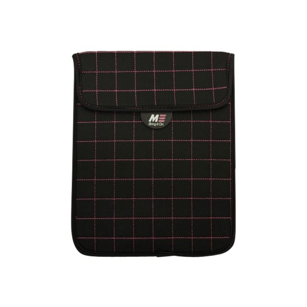 Mobile Edge NeoGrid iPad or any 10.1in Tablet Sleeve - Protective sleeve for tablet - neoprene - black/pink