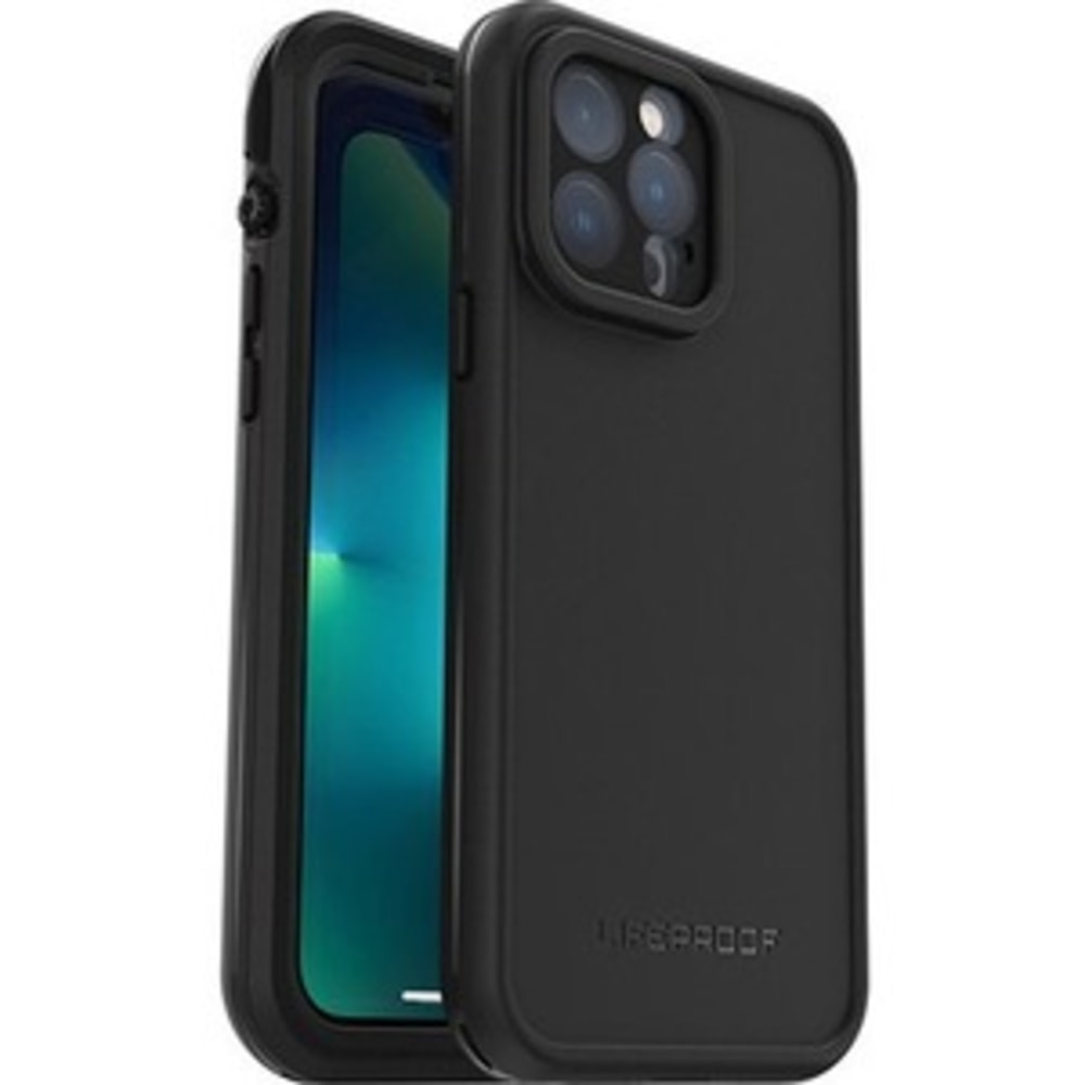 OtterBox iPhone 13 Pro Max FRE Case - For Apple iPhone 13 Pro Max Smartphone - Black - Snow Proof, Drop Proof, Dirt Proof, Water Proof - Plastic - 1