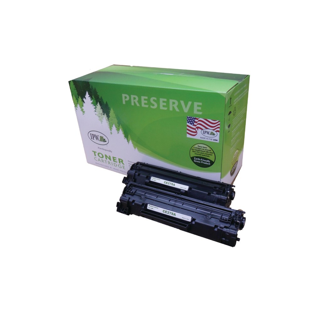 IPW Preserve Remanufactured Black Toner Cartridge Replacement For HP 78A, CE278D, Pack Of 2, 845-78D-ODP