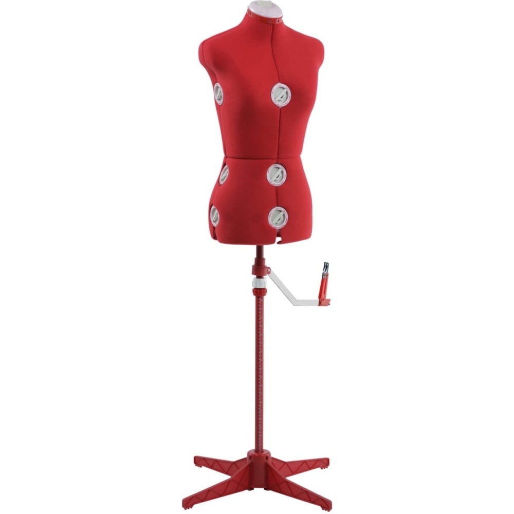 Singer Adjustable Female Dress Form, Small/Medium, Red