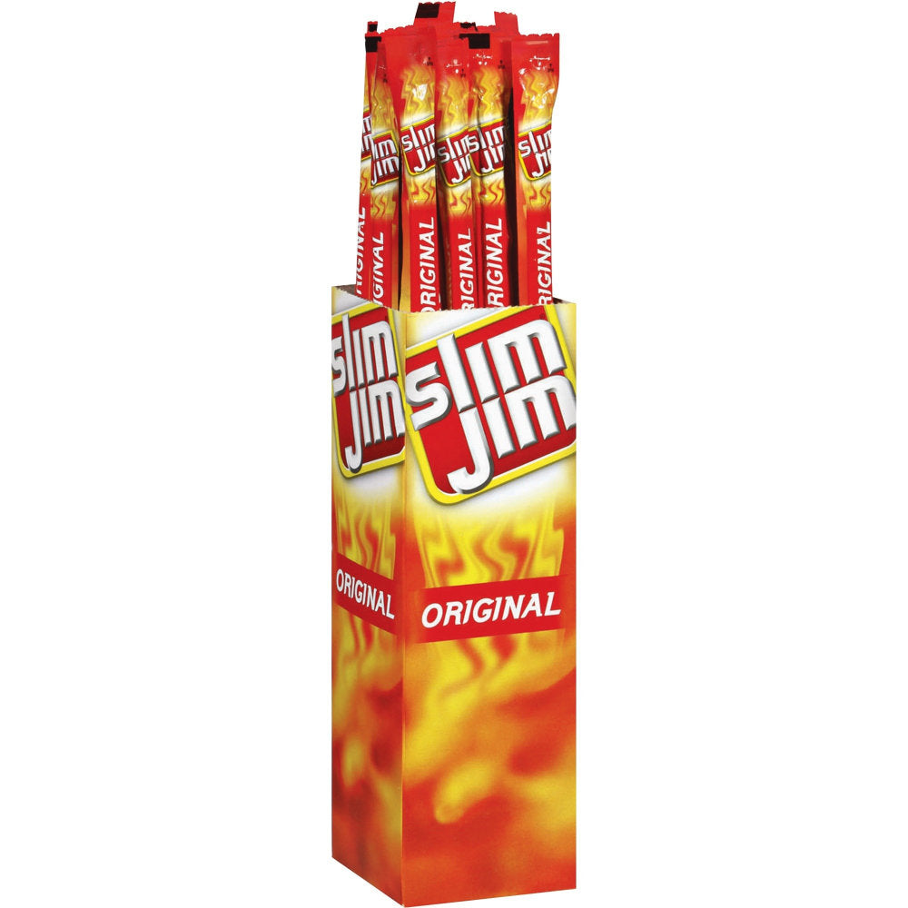 Giant Slim Jim Snacks, 0.97 Oz, Pack Of 24