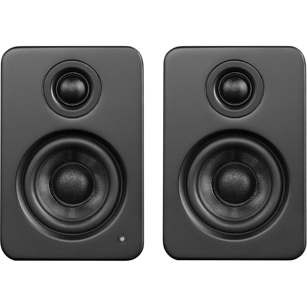 Kanto YU2MB 2.0 Speaker System - 50 W RMS - Matte Black - Stand Mountable - Desktop - 80 Hz to 20 kHz - USB - 1 Pack