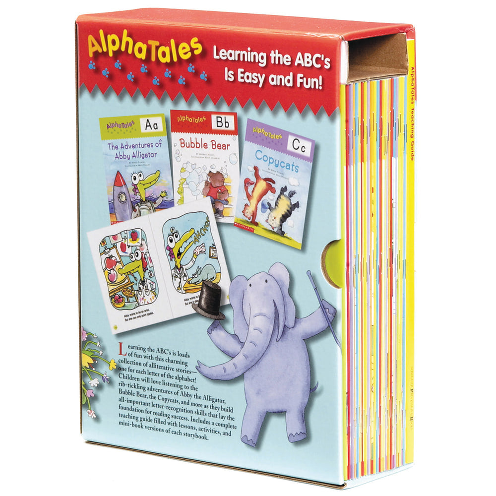 Scholastic Teaching Resources Alpha Tales Learning Library, Grades Pre-K To 1, Set Of 26 Books