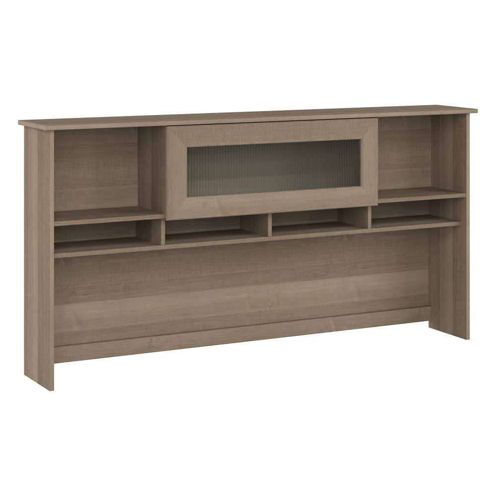 Bush Furniture Cabot 72inW Desk Hutch, Ash Gray, Standard Delivery