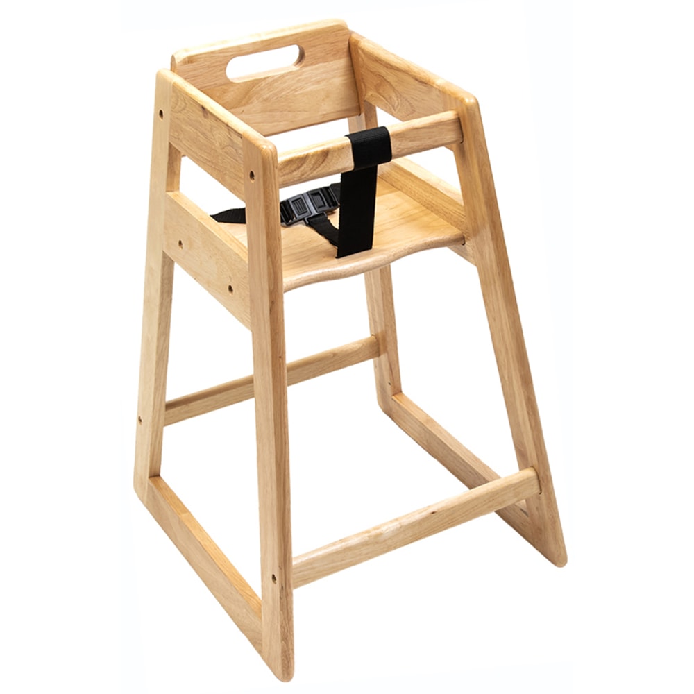 CSL Deluxe Wood Highchair, Light Brown