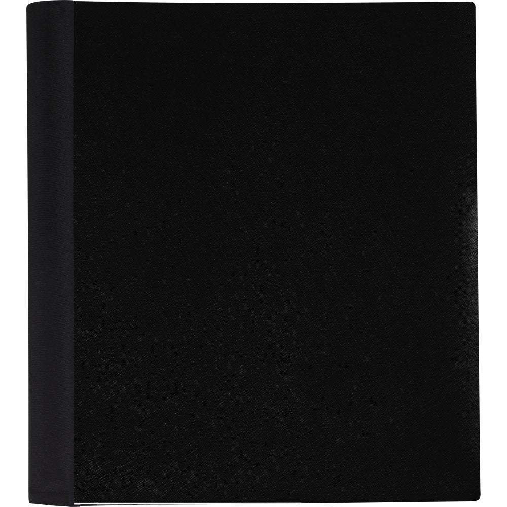 Office Depot Brand Stellar Notebook With Spine Cover, 8-1/2in x 11in, 5 Subject, College Ruled, 200 Sheets, Black