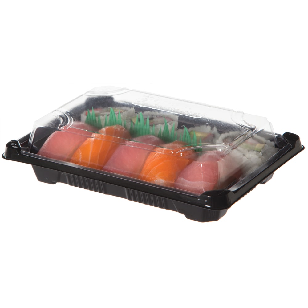 Eco-Products Small PLA Sushi Containers, Pack Of 600 Containers