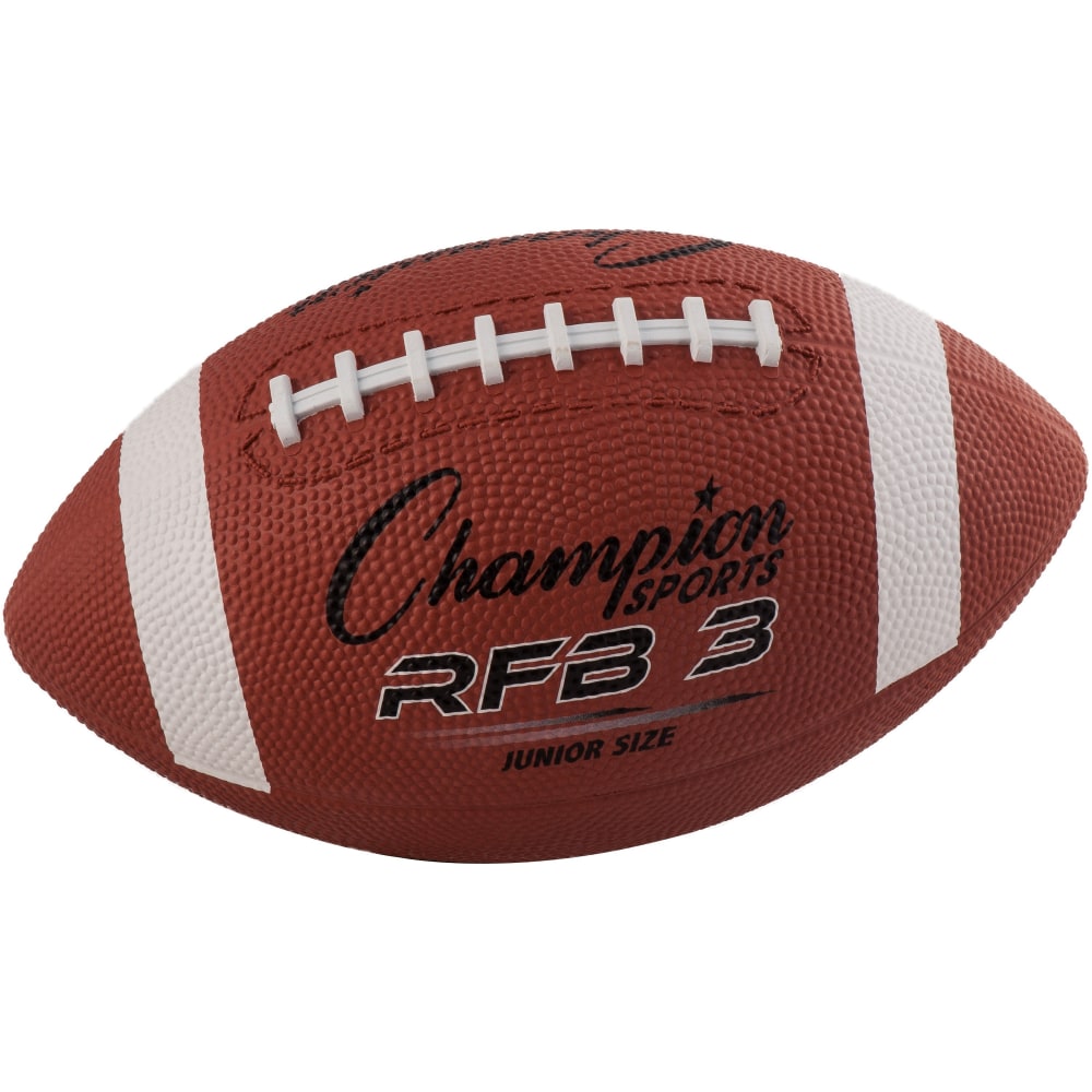 Champion Sports Junior Rubber Football - 10.50in - Junior - Rubber - 1  Each