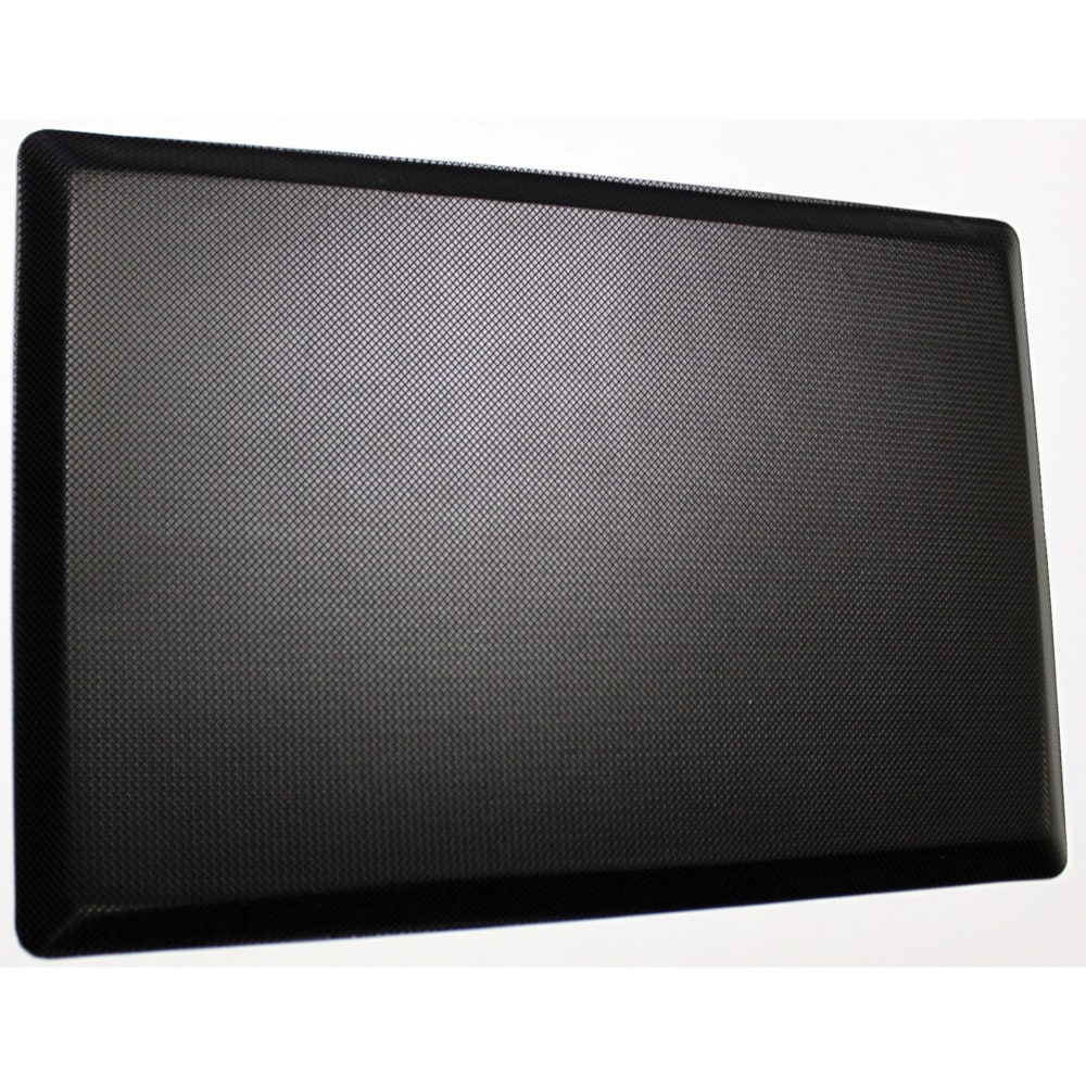 Lorell Energizing Sit/Stand Desk Mat, 20in x 30in, Black