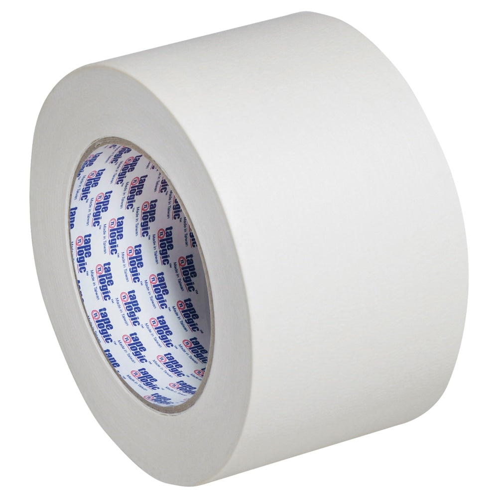 Tape Logic 2200 Masking Tape, 3in Core, 3in x 180ft, Natural, Case Of 12