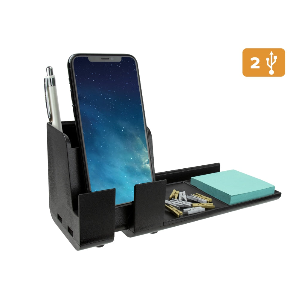 Bostitch Konnect Desk Organizer Power Base, Black