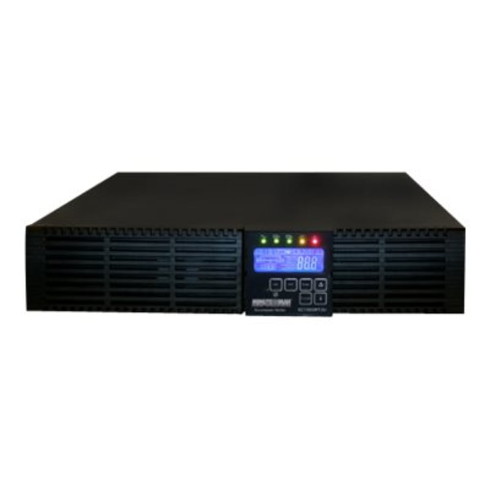 Minuteman Encompass EC3000RT2UNC - UPS (rack-mountable / external) - AC 120 V - 2700 Watt - 3000 VA - RS-232, USB - output connectors: 6 - 2U