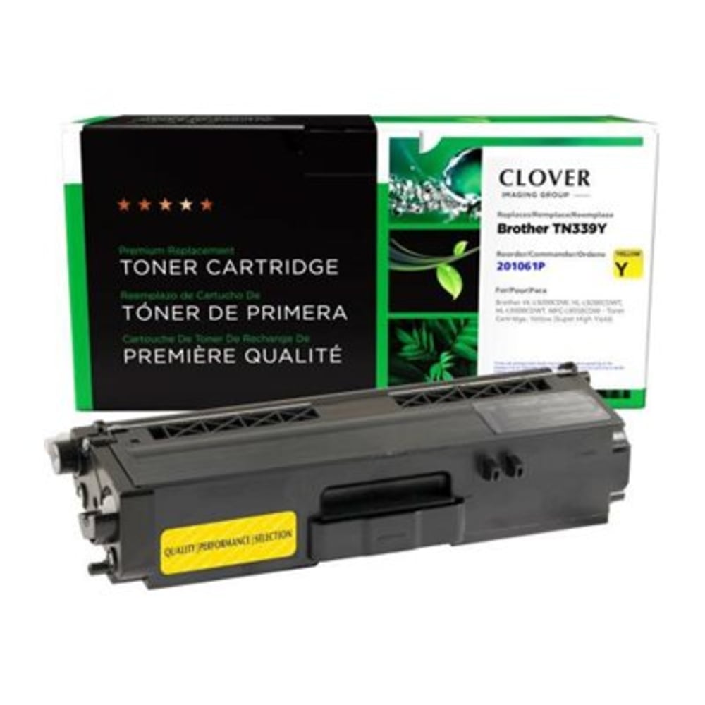 Office Depot Remanufactured Yellow Extra-High Yield Toner Cartridge Replacement For Brother TN339, ODTN339Y