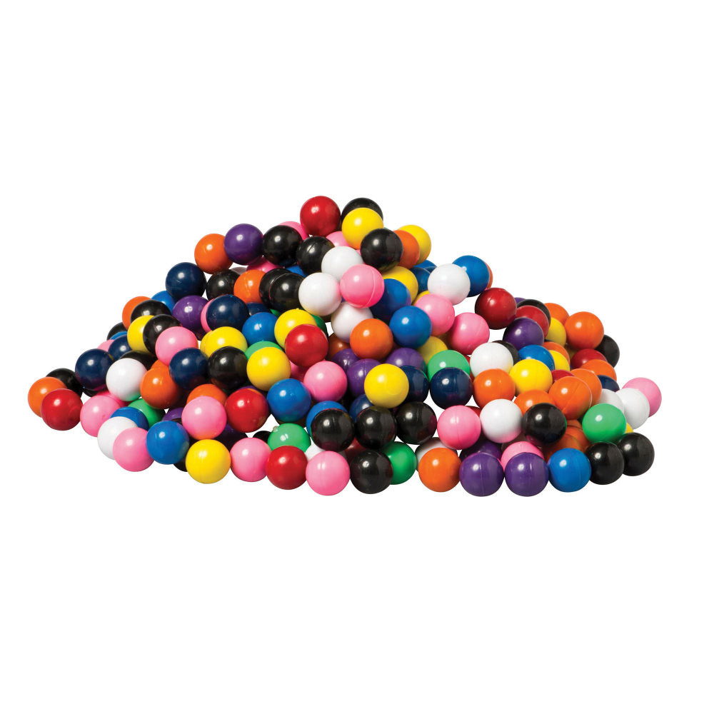 Dowling Magnets Solid Magnet Marbles, 5/8in, Assorted, Pack Of 400 Marbles