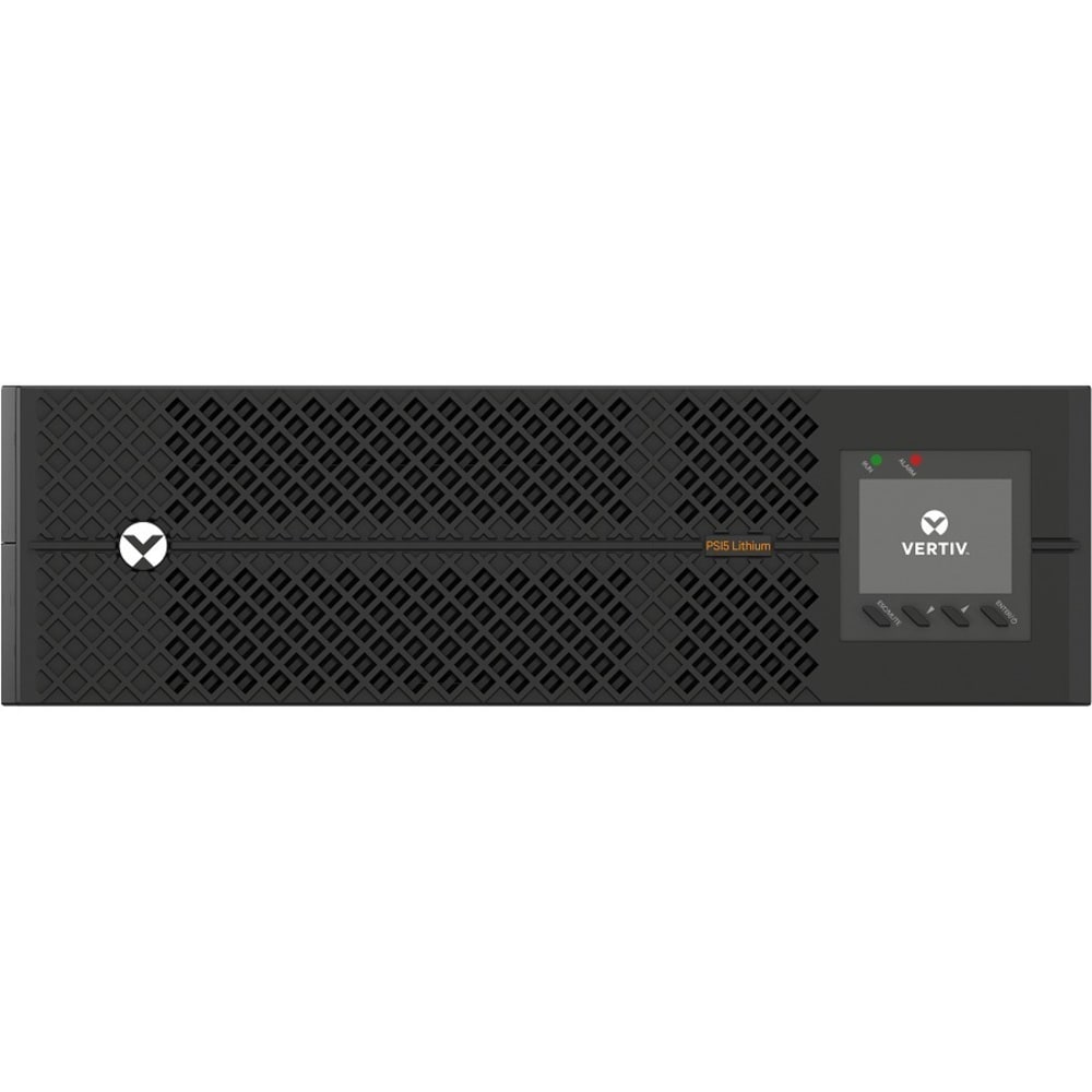 Vertiv Liebert PSI5 Lithium-Ion Short-Depth 3kVA 2700W 120V 3U Rack/Tower UPS - Li-Ion UPS | 120V | Line Interactive UPS| Remote Management Capable | With Programmable Outlets | 5-Year Standard Warranty