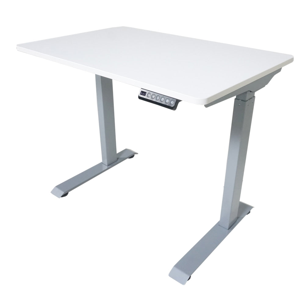 Victor Electric 36inW Standing Desk, White