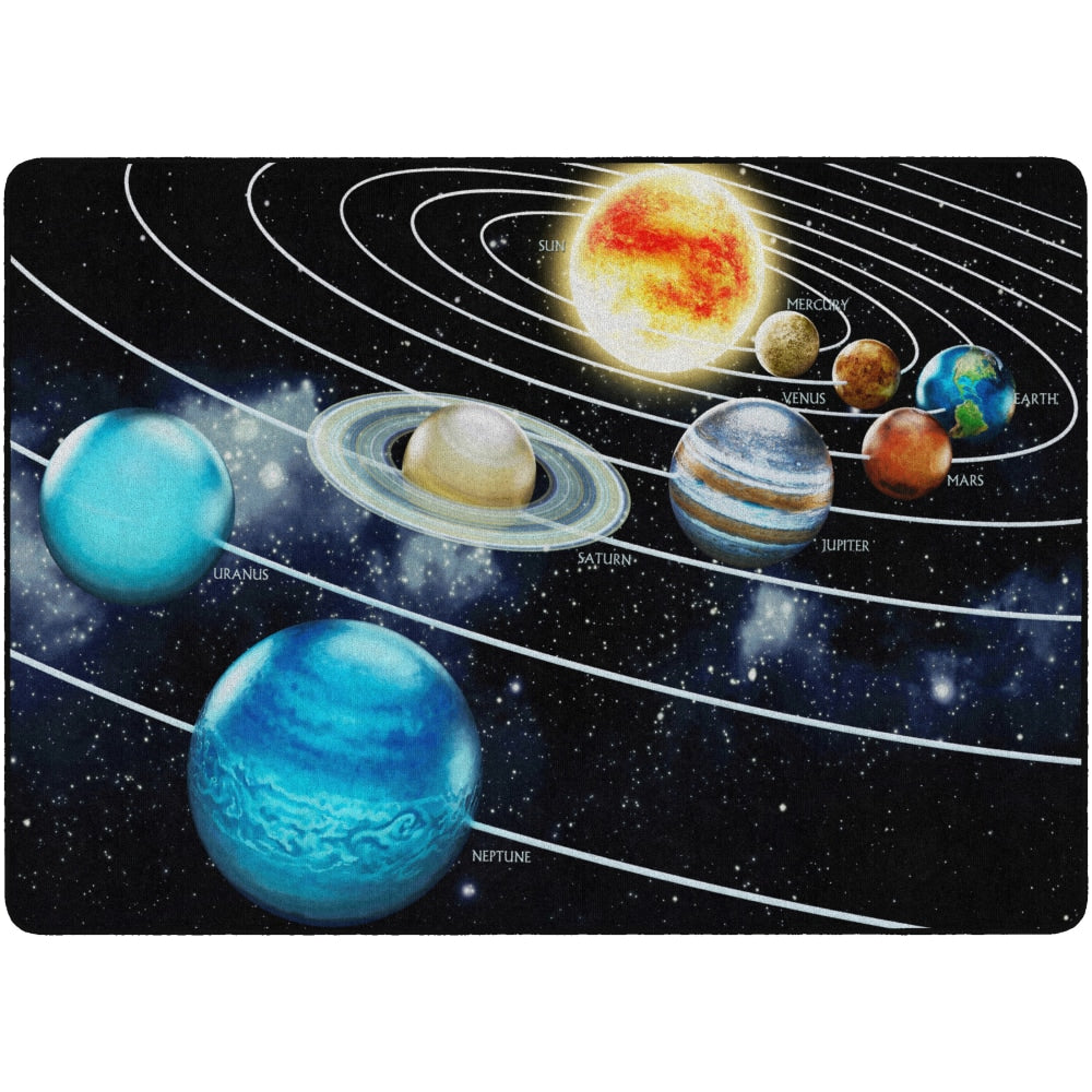 Flagship Carpets Traveling The Solar System Area Rug, 6ftH x 8ft4inW