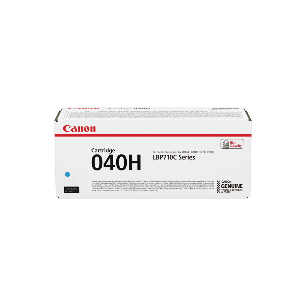 Canon CRG-040H Original Laser Toner Cartridge - Cyan Pack - 10000 Pages