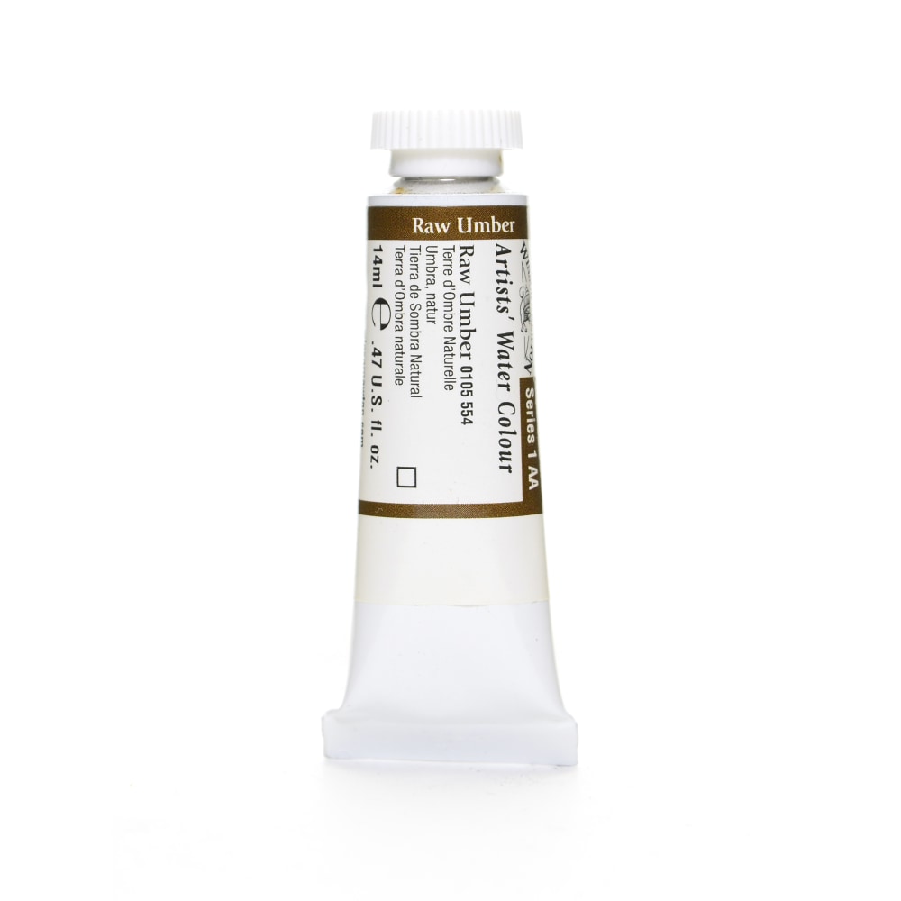 Winsor & Newton Professional Watercolors, 14 mL, Raw Umber, 554