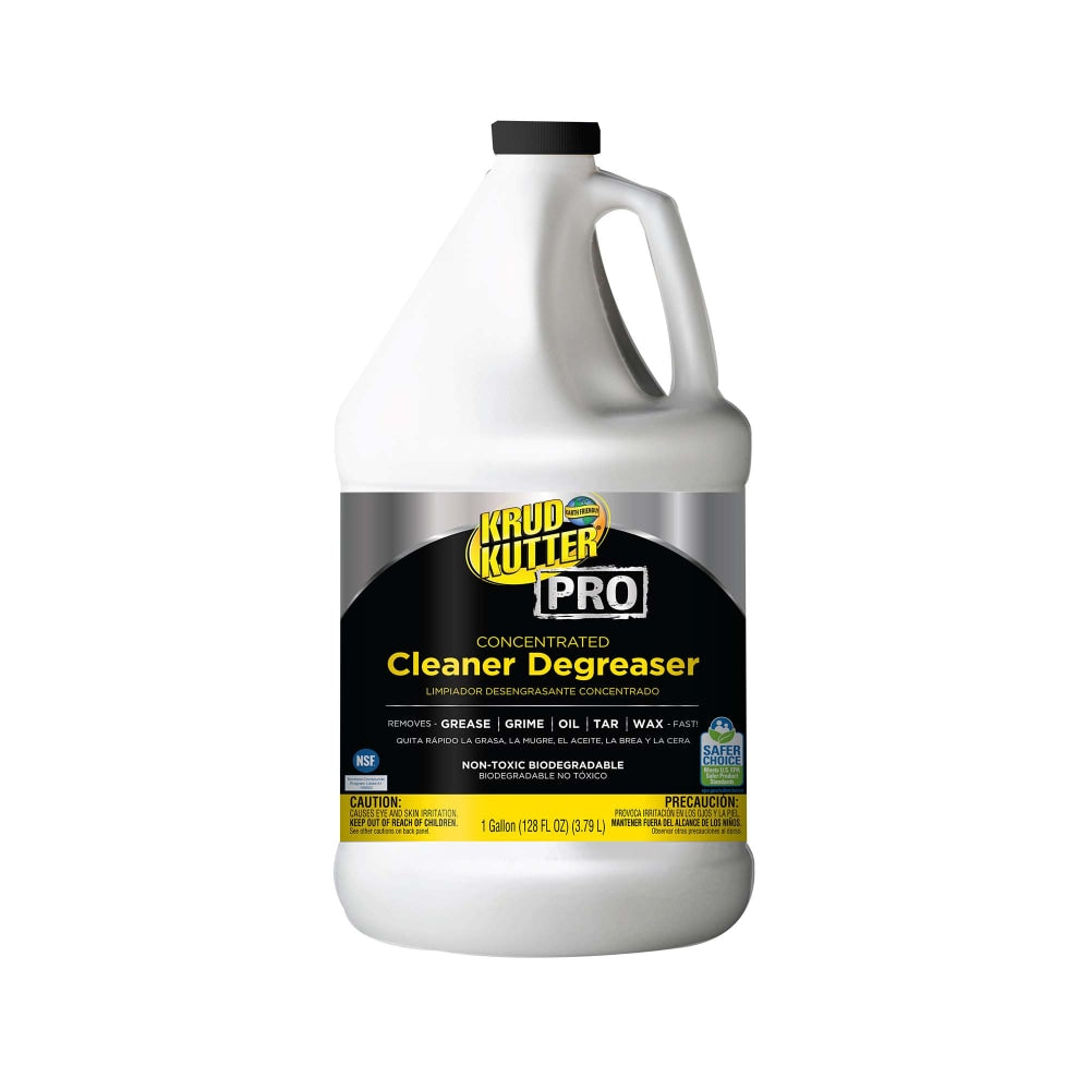 Krud Kutter Pro Concentrated Cleaner Degreaser, 1 Gallon, Case Of 4 Bottles