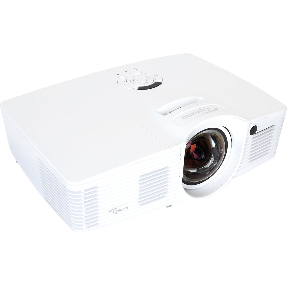 Optoma EH200ST Full 3D 1080p 3000 Lumen DLP Short Throw Projector with 20,000:1 Contrast Ratio and MHL Enabled - 1920 x 1080 - Ceiling, Front, Rear - 1080p - 5000 Hour Normal Mode - 6000 Hour Economy Mode - WUXGA - 20,000:1 - 3000 lm - HDMI - USB